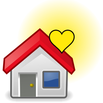 God Is Love At Home - Home .png (360x360)