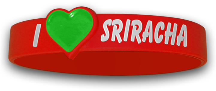 Click - Wristbandconnection I Love Sriracha Wristband (720x480)
