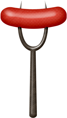 Lliella Happycampers Sausage2 - Roasting Hot Dogs Clipart (302x500)