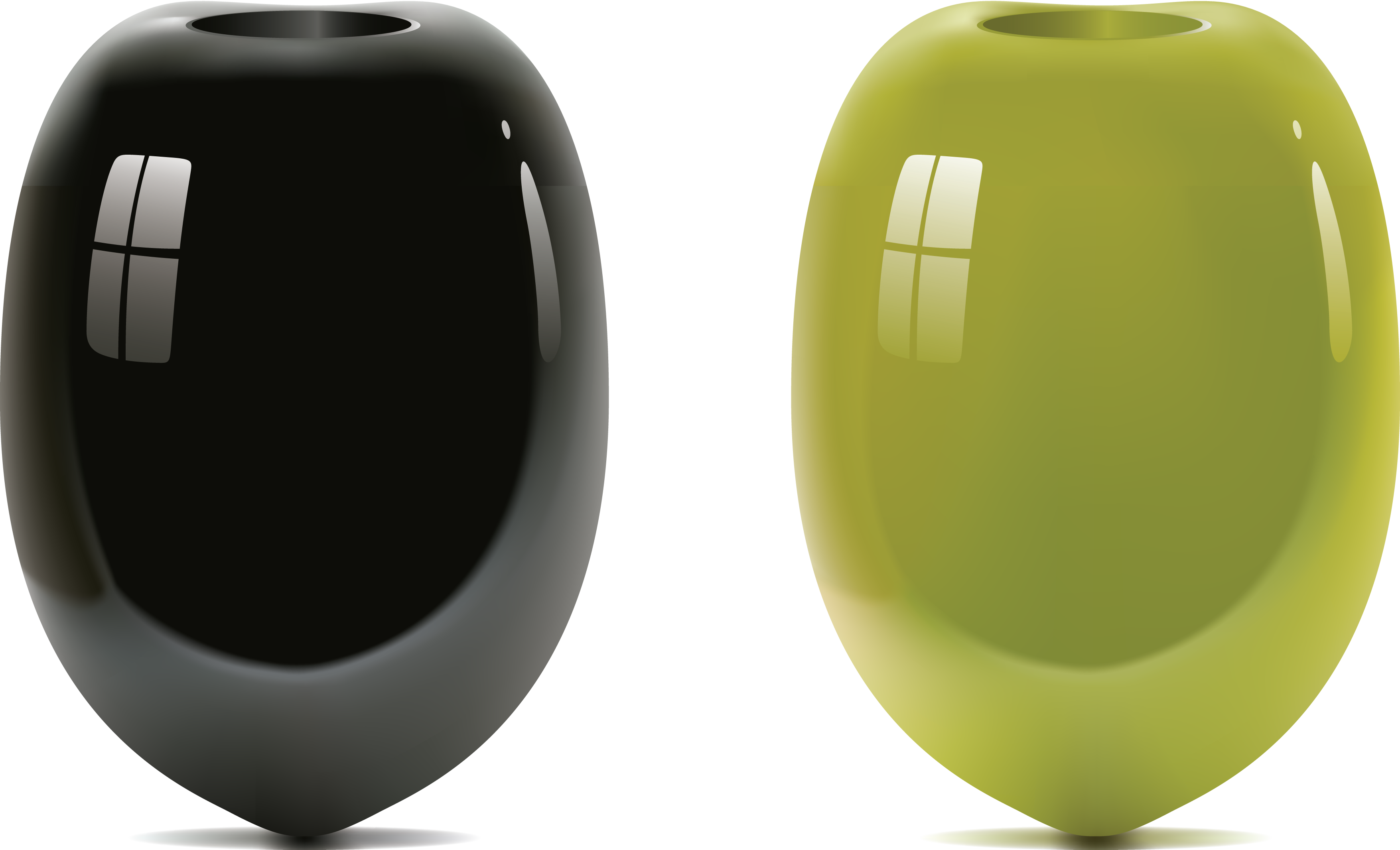 Best Free Olives Icon Clipart - Оливка Png (3510x2132)