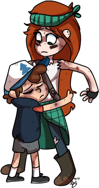 Dipper Pines Wendy Mabel Pines Clothing Man Vertebrate - Gravity Falls Dipper Wendip (400x640)