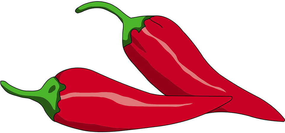 Spicy Chili Cliparts 5, Buy Clip Art - Cabai Clipart (960x480)