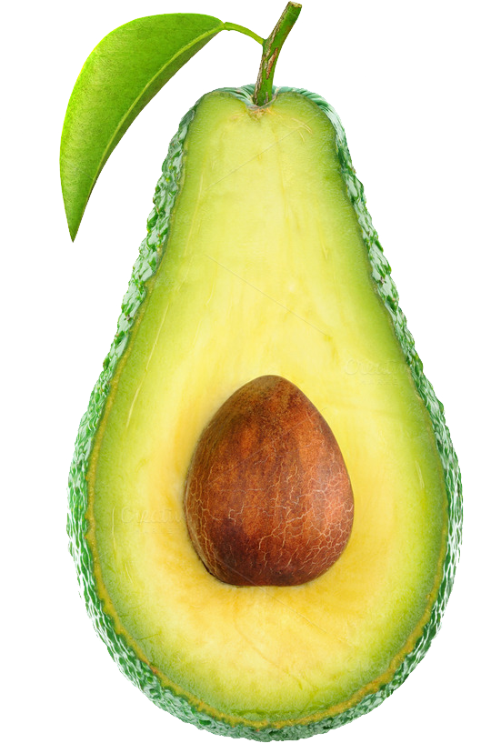 Avocado Png Transparent Image - Avocado Posters (529x817)