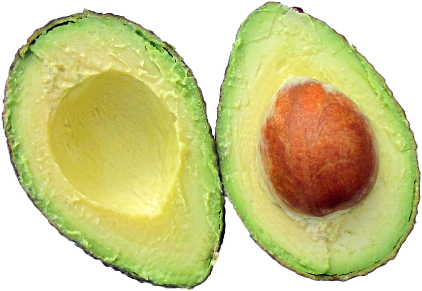 Half Avocado Png Transparent Image - Avocado (905x720)