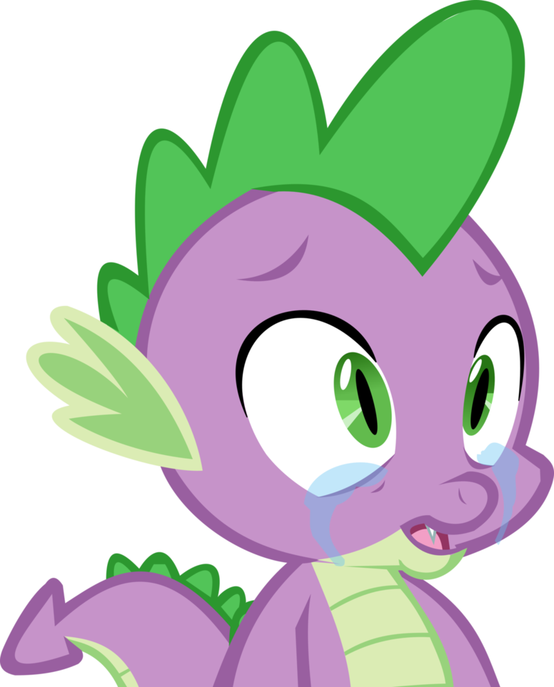 Spike Crying By Chrisgotjar - My Little Pony Spike Sad (802x995)