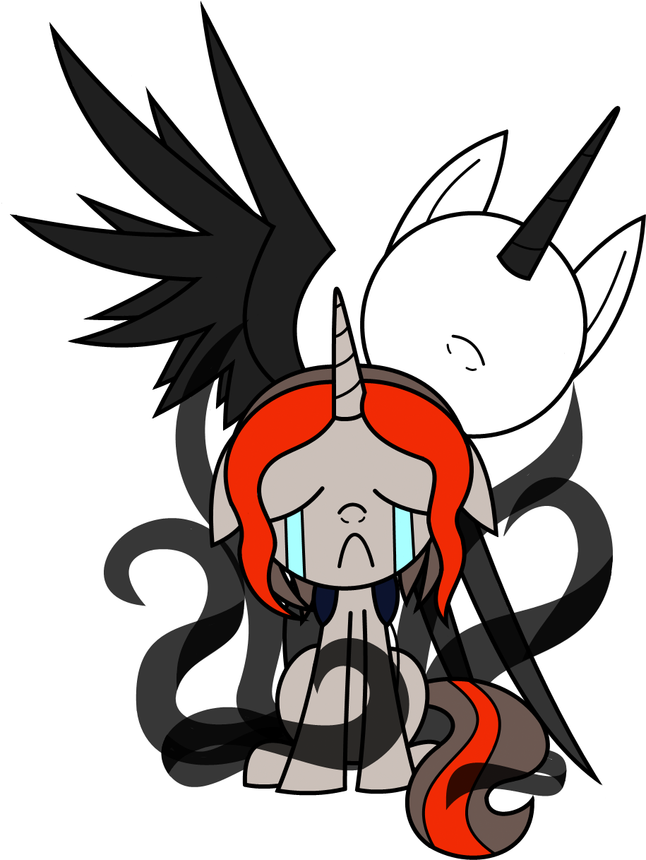 Cuttycommando, Crying, Mic The Microphone, Oc, Ponified, - Cartoon (967x1275)