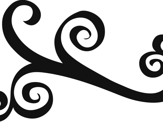 Swirls Clipart Pretty - Swirl Design Clip Art (640x480)