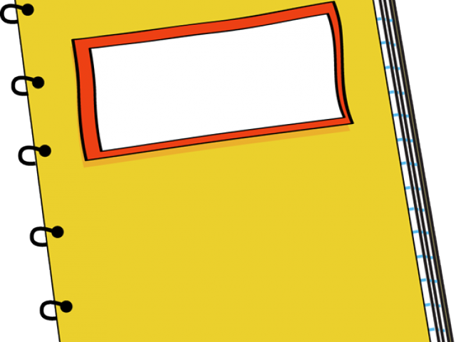 Notebook Clipart Purple Spiral - Student Handbook Clipart (640x480)