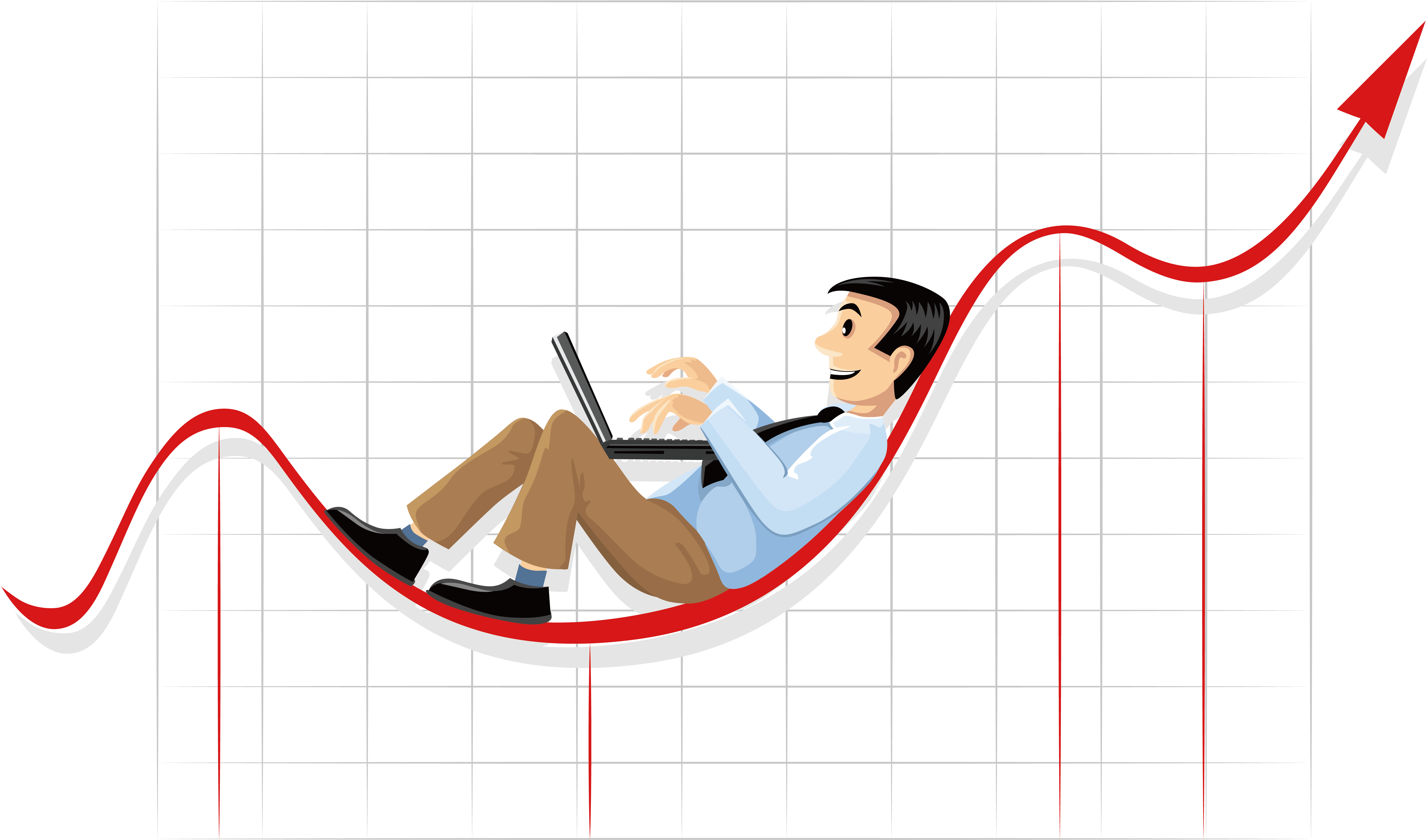 Businessperson Chart Clip Art - Как Стать Незаменимым Сотрудником (6201x5020)