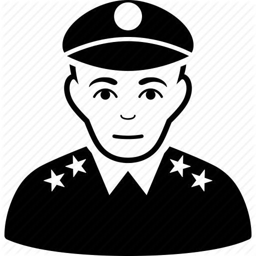 Cornol Clipart Commander - Military Serviceman Icon (512x512)