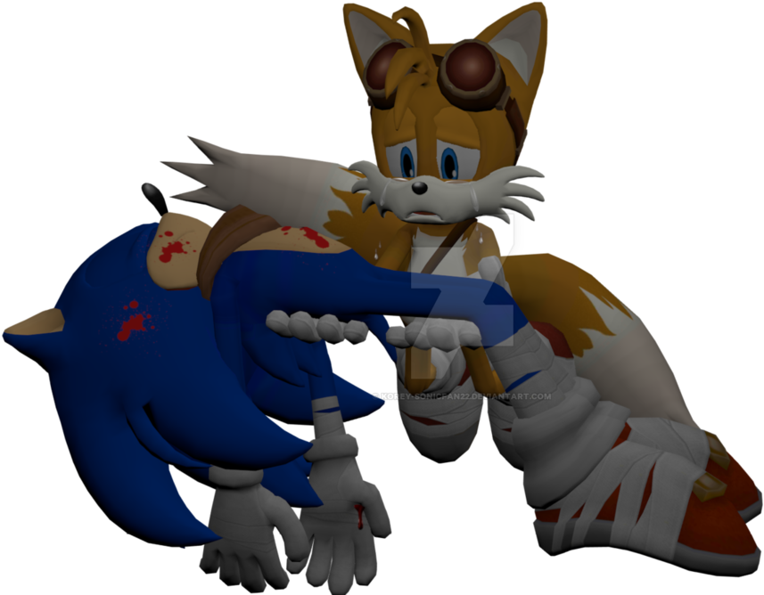 Tails Caring For Sonic By Korey-sonicfan22 - Sonicfan22 (1191x670)