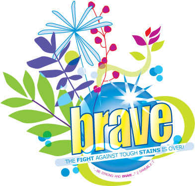 Graphic Logo Brave - Bible (407x390)