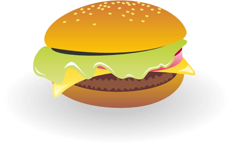 Cheese Burger Pictures - Burger Cartoon Png (800x800)