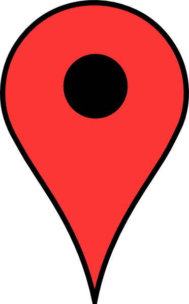 Marker Clipart Red - Google Maps Marker (372x596)
