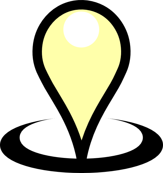 Localize Me Yellow Marker Clip Art - Icon (564x597)