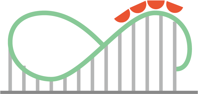 Amusement Park Roller Coaster - Amusement Park Roller Coaster (700x700)
