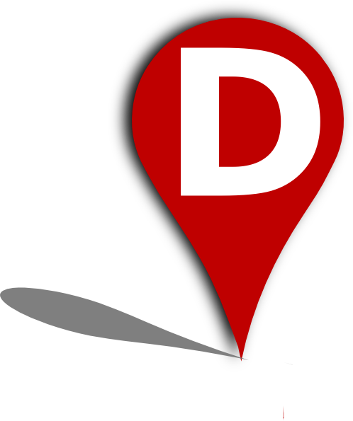 Pin Point Location Marker Purple Clip Art - Clip Art (498x595)