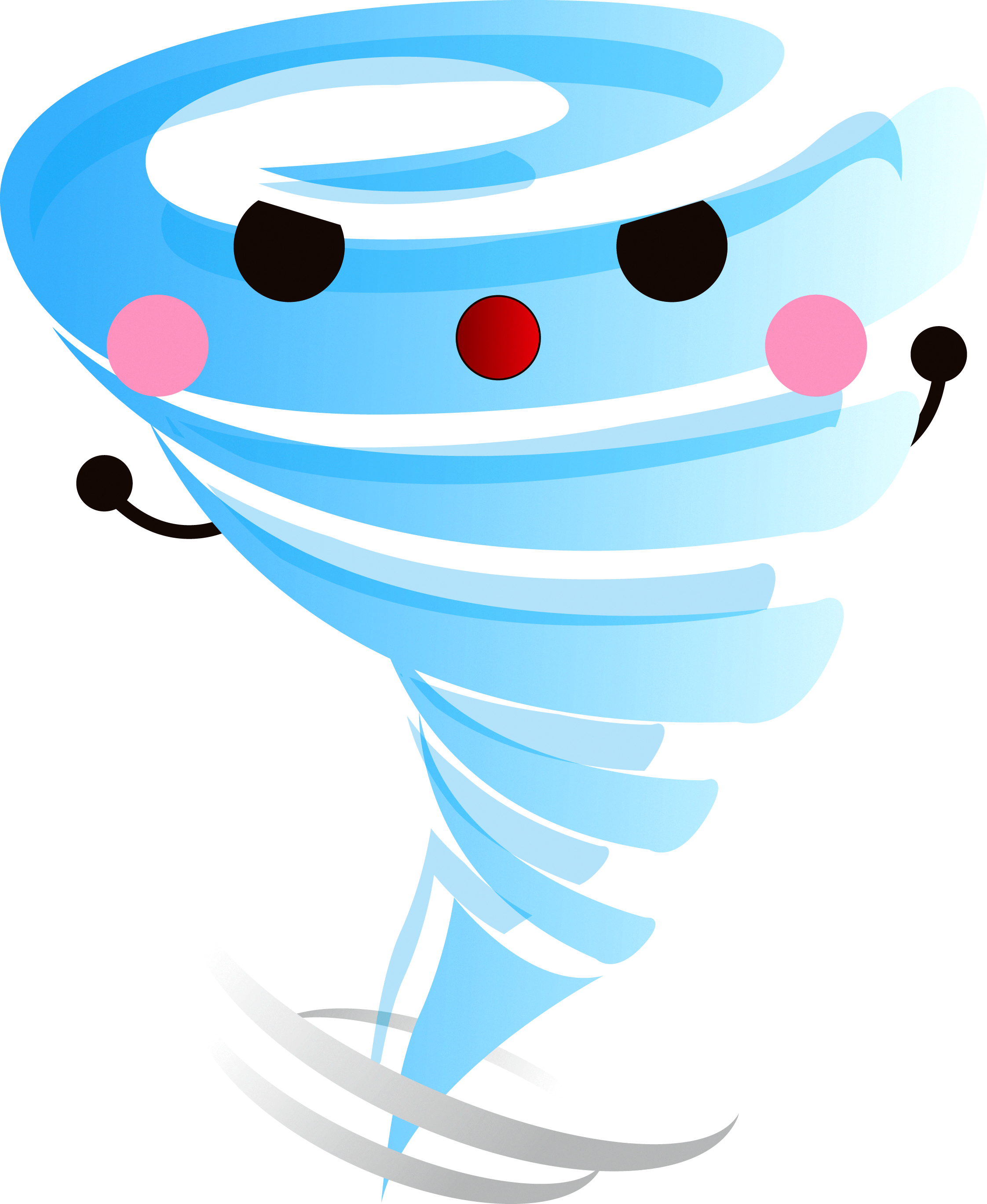 Tornado Storm Wind - Sweet Tornado Ornament (oval) (2244x2736)