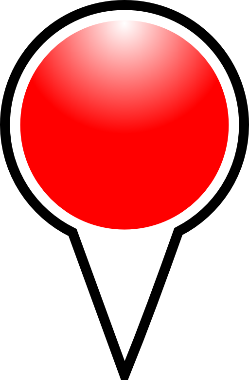 Squat Marker Red Clipart - You Are Here Icon Vector (512x779)