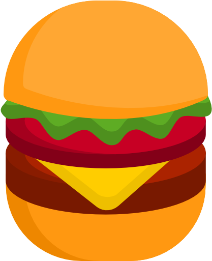 047 Burger Icon - Hamburger Button (512x512)