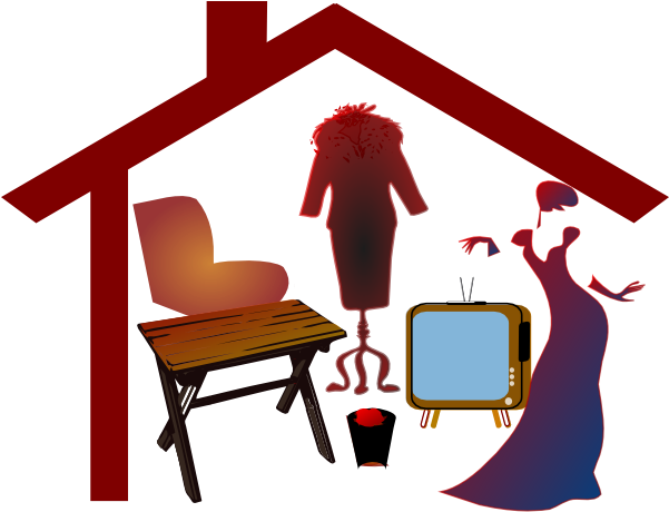House Roof Bice Work In Progress Clip Art At Clker - Lady Clip Art (600x466)