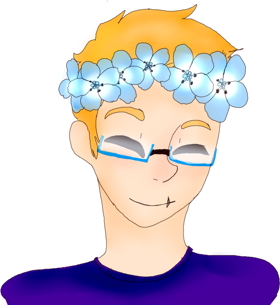 Jason Grace Flower Crown By Owl-mom - Owl (1024x1024)
