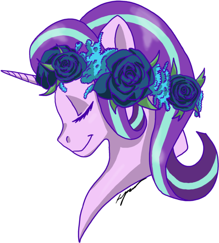 Starlight Glimmer Flower Crown By Xxcommandershepardxx - Crown (867x921)