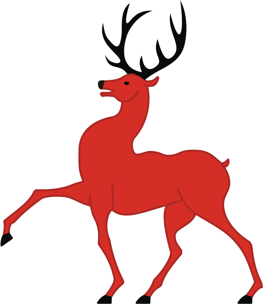 Deer - Flag: Nizhny Novgorod Oblast (884x1024)