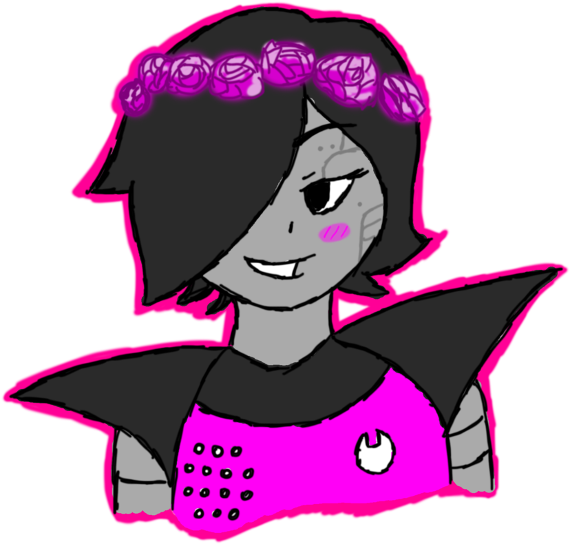 Mettaton Flower Crown By Prince-galaxii - Mettaton Flower Crown (1024x1024)