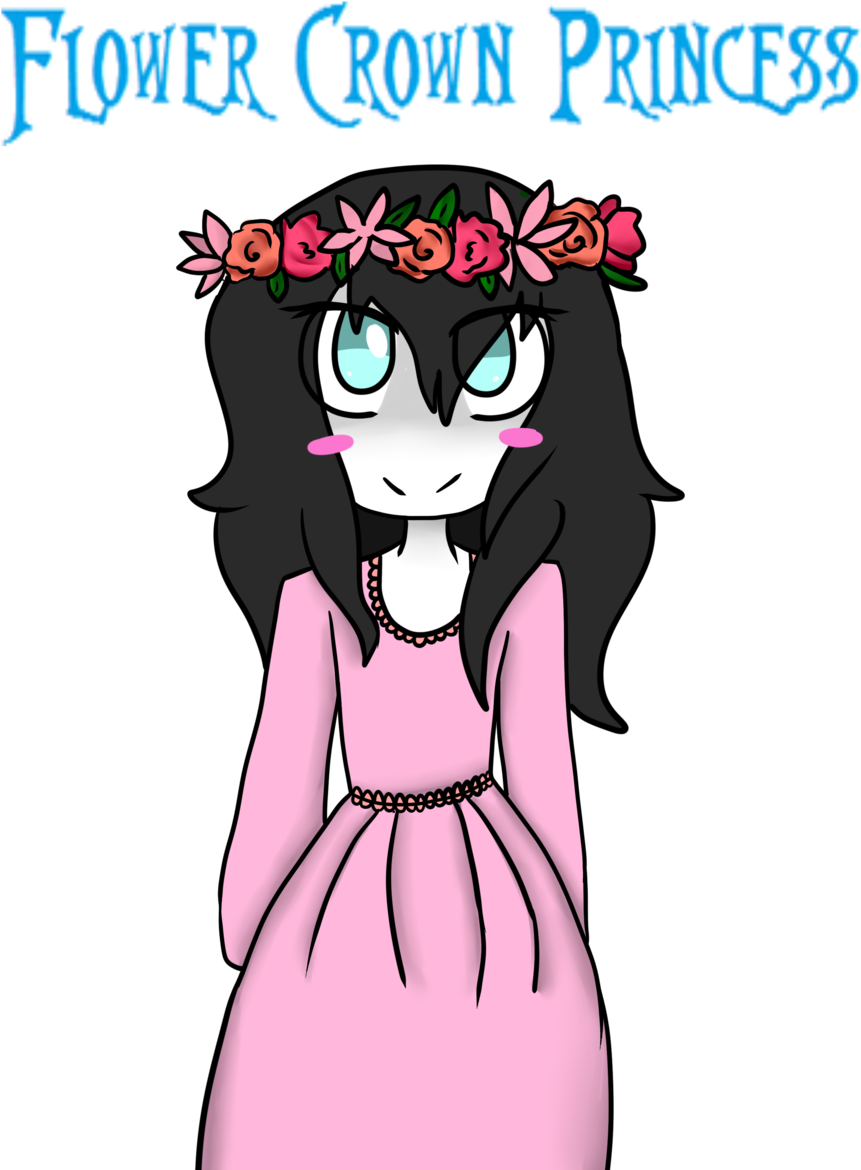 Simplechildsplay Jeff The Flower Crown Princess For - Cartoon (1024x1195)
