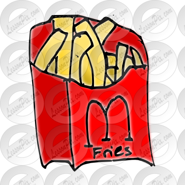 French Fries Picture - Illustration (380x380)