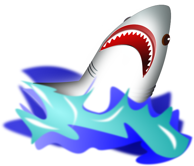 Wednesday, July 15, - Shark Jumping Out Of Water Clipart (841x720)