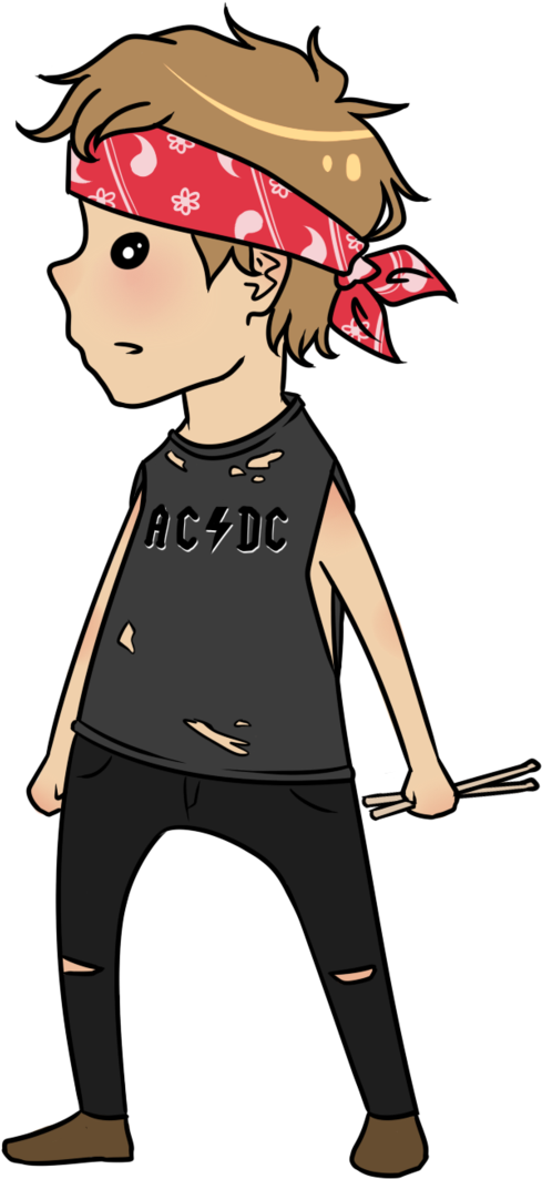 Just A Small Blonde Boy By Beebanker - Cartoon (653x1224)