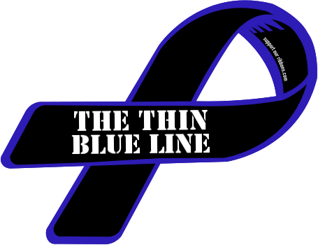 Thin Blue Line Ribbon (455x350)