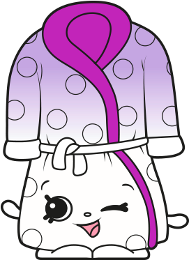 Printable Shopkins Checklist - Clipart Dressinggown (400x400)
