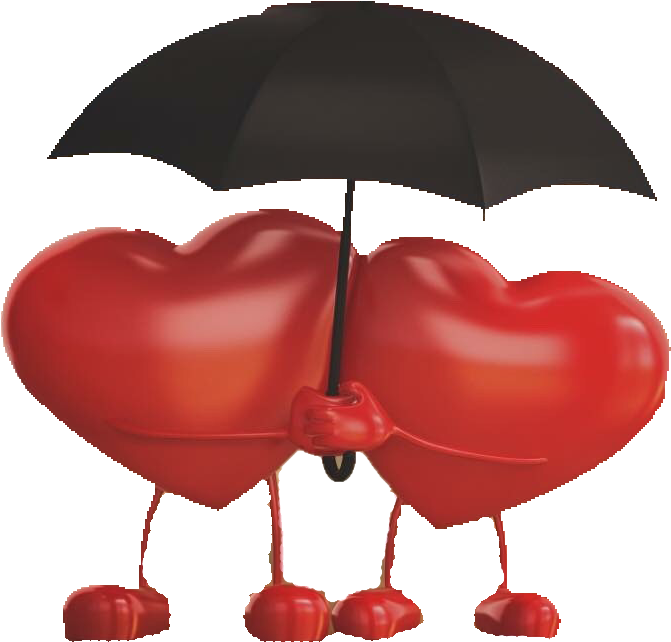Love Name Heart Clip Art - Umbrella Love (960x768)