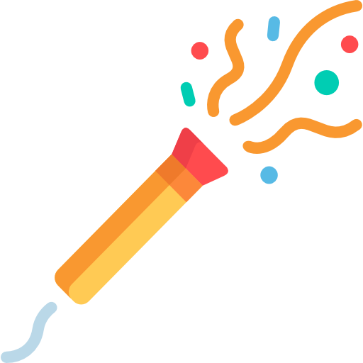 Party Horn Clip Art - Birthday Blower Clip Art (512x512)