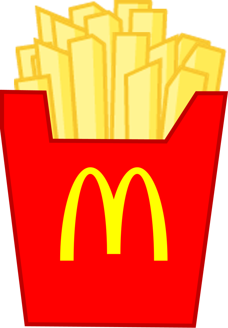 Frech Fries Body Front - Bfdi French Fries (730x1052)