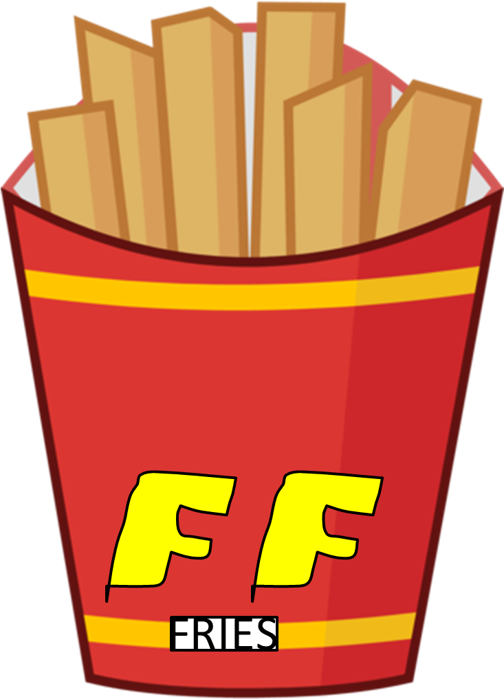 Free Fries - Bfdi Characters (734x1030)
