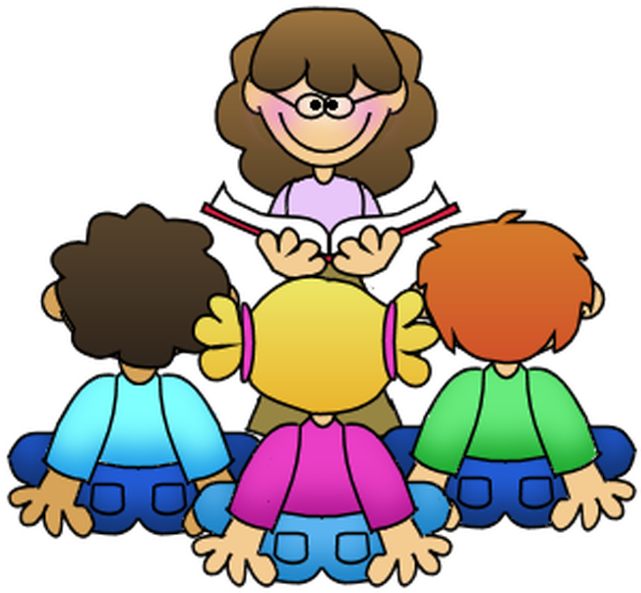 Guided Reading Teacher Student Clip Art - Preschool Teacher Clipart (931x862)