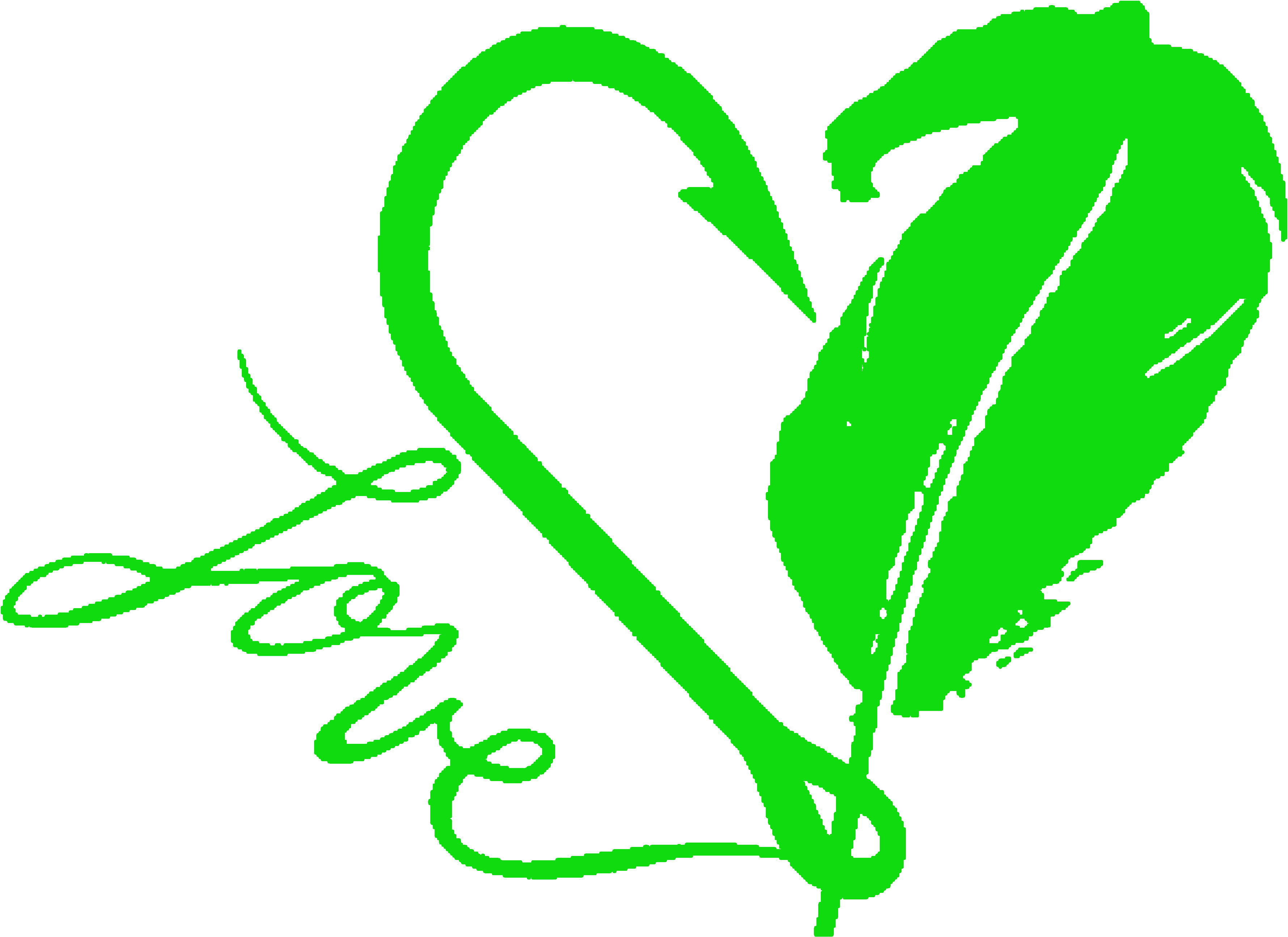 Love Fish Hook & Feather Decal - Fish Hook (3618x2664)