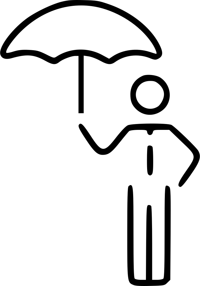 Business Man Umbrella Security Suit Person Protect - Business Man Umbrella Security Suit Person Protect (688x980)