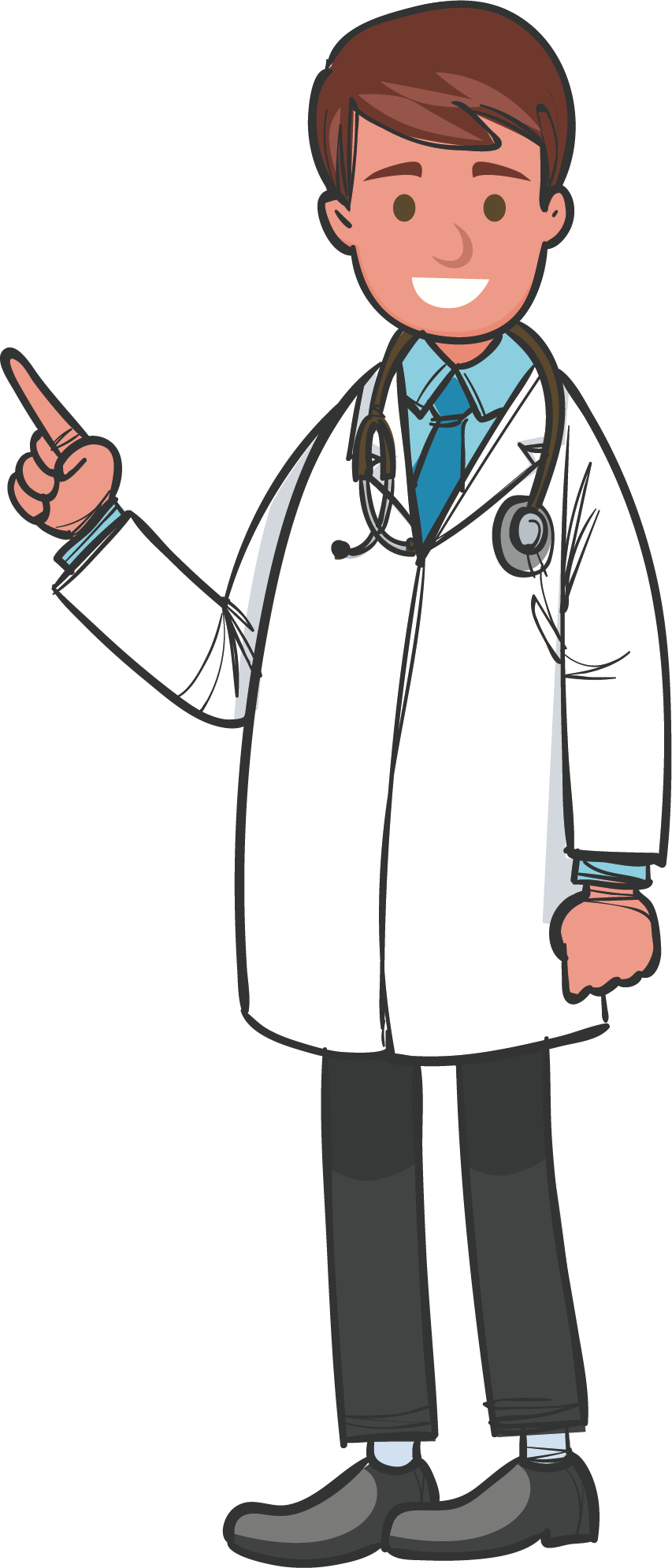 Physician Clip Art - Physician Clip Art (853x1990)