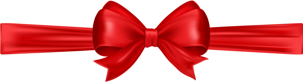 Red Bow Clip Art Image Gallery Yopriceville - Satin (1000x279)