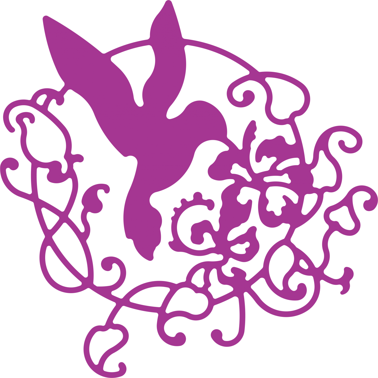 Clip Arts Related To - Purple Hummingbird Clipart (1280x1279)