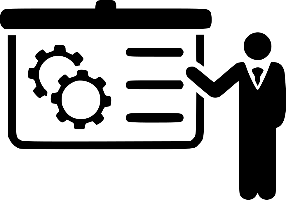 Lector Lecture Presentation Report Teacher Chart Business - Business Plan Icon Png (980x688)