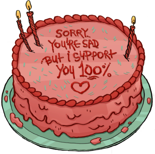 Sponge Cake Clipart Transparent - Dream Daddy Cake (500x494)