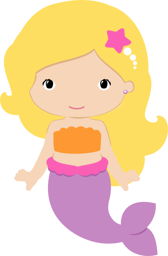 Crafty - Mermaid Clipart (574x870)