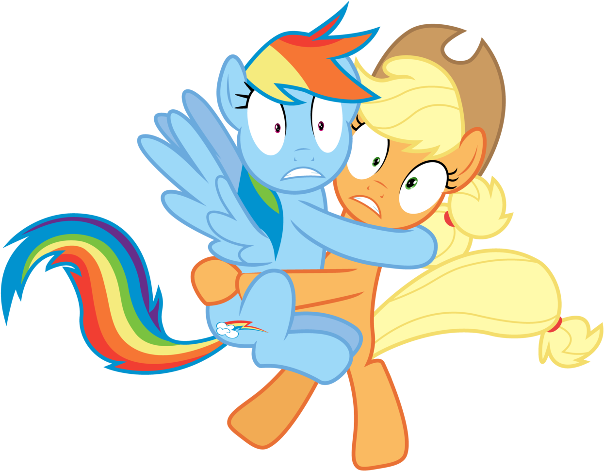 Absurd Res, - Rainbow Dash And Applejack (1280x990)