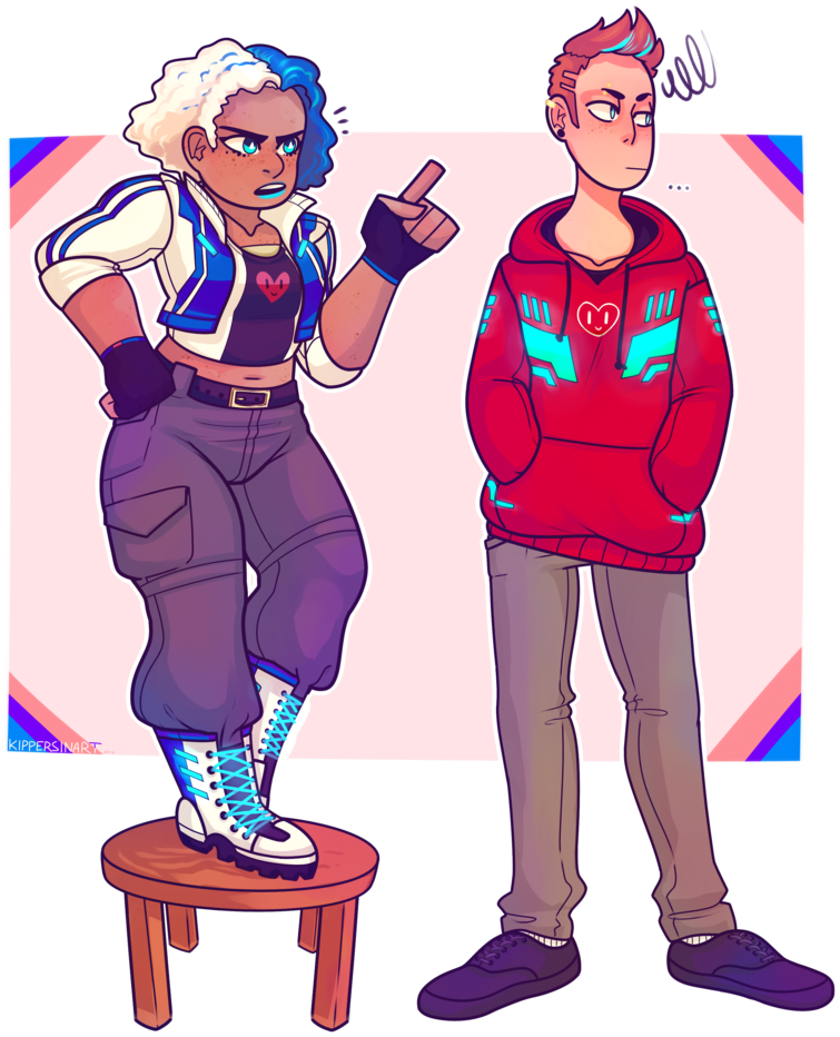 They Argue Like An Old Married Couple By Katariiinap - Argue Like An Old Married Couple (1024x1246)